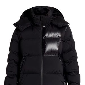 Moncler black puffer jacket